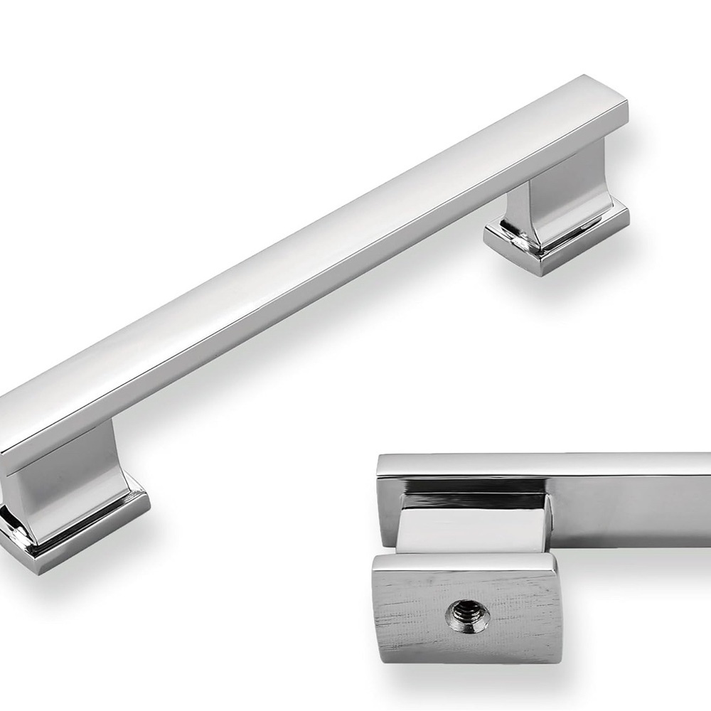 Sleek Silver Cabinet Handles (057)